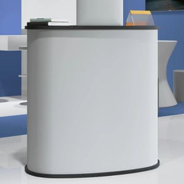 Vidaxl Sklopivi tržnički pult 90x48x93 cm, materijal na bazi drva
