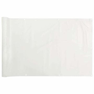 Vidaxl Balkonski zaslon za privatnost bijeli 800 x 120 cm PVC