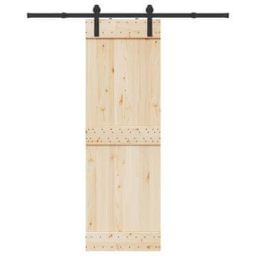 Vidaxl Sustav za ugradnju kliznih vrata 183 cm Čelik Crni