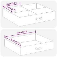 Vidaxl Kutija za nakit 4-slojna s ogledalom na zaključavanje bijela