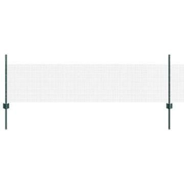 Vidaxl Ograda s postovima Zelena