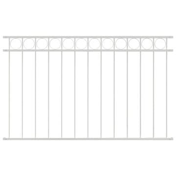 Vidaxl Element Ograde ASSEN Bijelo 170 x 100 cm Čelik