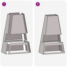 Vidaxl Kamin Crna 60 x 35 x 100 cm Čelik
