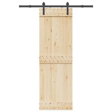 Vidaxl Sustav za montažu kliznih vrata 152,5 cm Čelik Crni