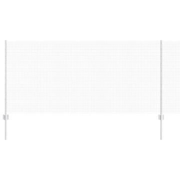 Vidaxl Ograda s postovima Srebrna