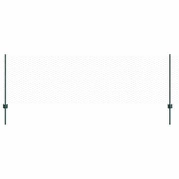 Vidaxl Ograda s postovima Zelena