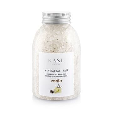 vanilija mineralna sol za kupanje - opuštanje, čišćenje i učvršćivanje kože, kućni SPA 350 g