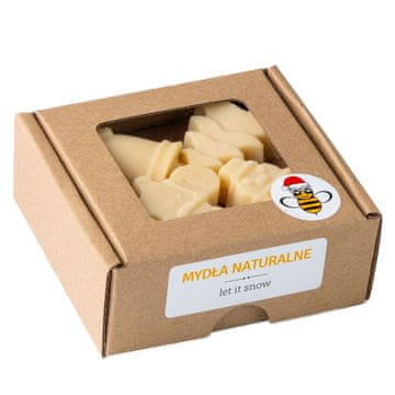 Miodowa Mydlarnia Set mini prirodnih sapuna Let It Snow - nježni sapuni za djecu s kozjim mlijekom, u božićnim oblicima, nježna njega kože 35 g