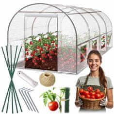 Plonos Vrtni tunel 2,5 x 4 m (10 m2) bijeli