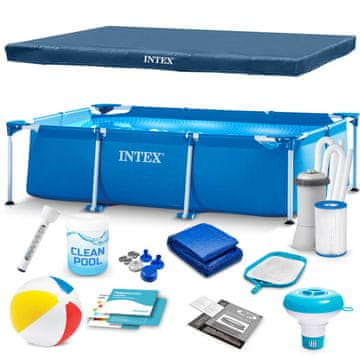 Intex Vrtni bazen s okvirom 300 x 200 x 75 cm 15-u-1 28272