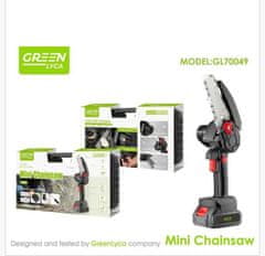 Green Lyca Mini akumulatorska motorna pila 48V Set 2 baterije