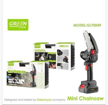 Green Lyca Mini akumulatorska motorna pila 48V Set 2 baterije