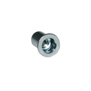 Cilindrična zakovna matica, čelik, M12x23 mm. 20 kom. Raspon 4-6,5 mm. Glatka čahura