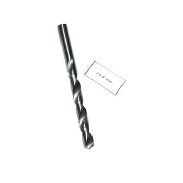 Cilindrično spiralno svrdlo 16,50 mm. DIN338 HSS. Za metal, drvo i plastiku.