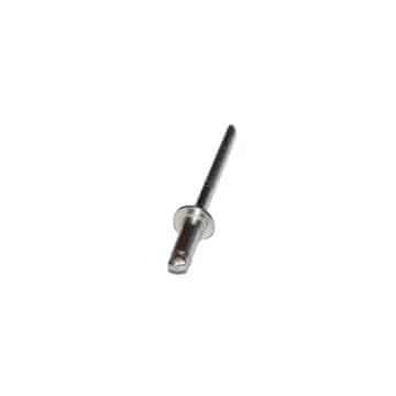 Slijepe zakovice 4,8x12 od nehrđajućeg čelika A2. 50 kom. Raspon stezanja: 6-8 mm.