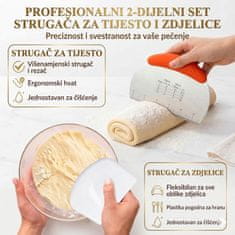 HOME & MARKER® Set za kiselo tijesto i pečenje kruha, košara 23 cm + starter 650 ml | DOUGHMASTER