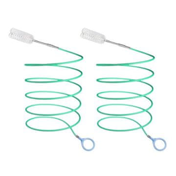 JOIRIDE® Fleksibilna četka za čišćenje odvoda 3 m (2 kom), najlon + čelik | D2RAINOVA