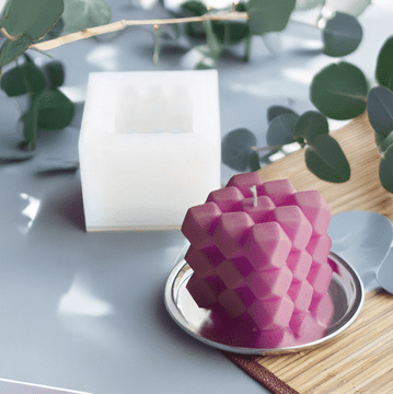 Kalup za svijeće od silikona - kocka Diamond Cube