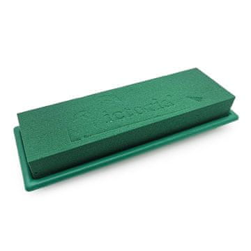 Table Deco MIDI - zelena - floristička spužva s podlogom - mokra