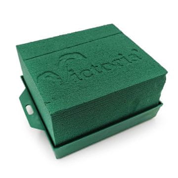 Porta mini - zelena - floristička spužva s podlogom - mokra