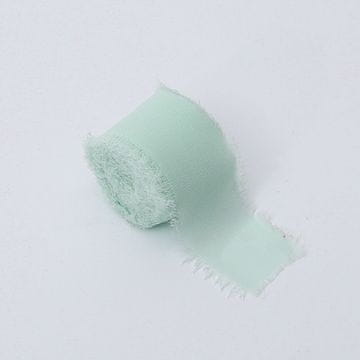 Vrpca za cvijeće - šifon - menta - rola 4cm x 4,5m