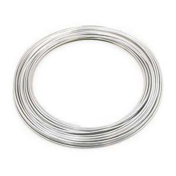 Žičana vrpca za cvijeće - Ring - 2mmx10m - srebrna
