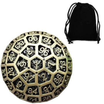 RPG kockice Metalna kockica sa sto strana D100 Zmajevo gnijezdo