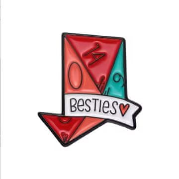RGFK Metal RPG DND Pin - Najbolji prijatelji