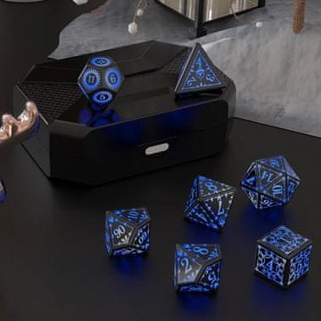 RPG kockice Podvodni set svjetiljki od 7 svjetlećih LED kockica