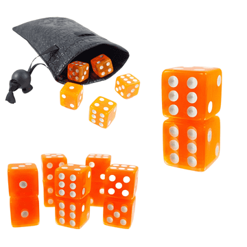 RPG kockice Fajerbol Šesterostrane D6 kockice 1,6 cm