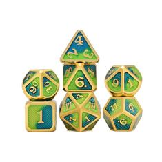 Forest Glade RPG kockice, set od 7 metalnih kockica