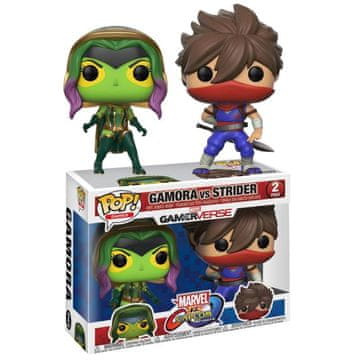 Funko POP! POP! figurica 2-PAK: CAPCOM VS. MARVEL: GAMORA VS STRIDER