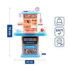 Aga4Kids Plastična kuhinjica MR6133 Plava