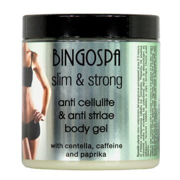 Žel za tijelo s centellom, kofeinom i paprikom Bingospa slim i strong za oblikovanje