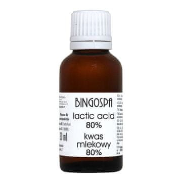 Kwas mlekowy 80% bingospa 30 ml