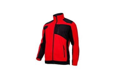 LAHTI PRO Jakna Fleece jacket with reinforcement, red-black, size L PRO