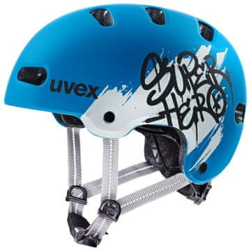 Uvex Kid 4 Style dječja kaciga, 55–58 cm, Super Hero Blue Matt