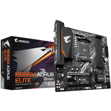 Gigabyte B550M AORUS ELITE, DDR4, SATA3, USB 3.2 Gen 1, HDMI, AM4 mATX