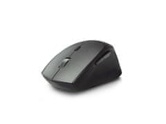 Ewent Dual-Connect bežični miš, tihi, USB-A, USB-C, 2400 dpi, crni