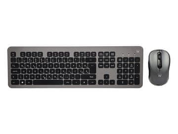 Ewent bežična kliještasta tipkovnica i miš, USB, SLO
