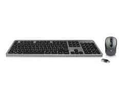 Ewent bežična kliještasta tipkovnica i miš, USB, SLO