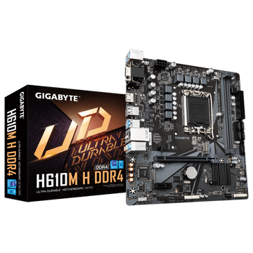 Gigabyte H610M H DDR4, DDR4, SATA3, HDMI, USB 3.2 Gen 1, LGA1700 mATX