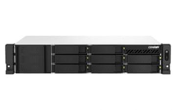 Qnap NAS s 8 utora za diskove, 4 GB RAM-a, 2,5 Gbit/s mreža, 2U rack mount