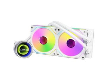 Lian Li Komplet za tekućinsko hlađenje AIO Liquid Cooler Lian Li GALAHAD II Trinity 240 SL-INF, ARGB, bijeli