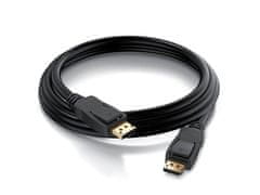 Ewent DisplayPort 1.4 kabel, M/M, 8K 60 Hz, 4K 240 Hz, oklopljen, 2 m, crni, EC1406