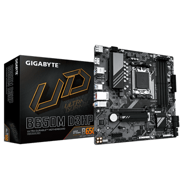 Gigabyte B650M D3HP, DDR5, SATA3, USB 3.2 Gen 1, DP, 2.5 GbE, AM5 mATX