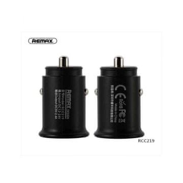 REMAX 12V-24V RCC219 2xUSB 2.4A crni punjač za automobil