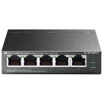 TP-Link TL-SF1005LP 5-portni 10/100Mbps (4xPoE) RJ45 mrežni preklopnik switch