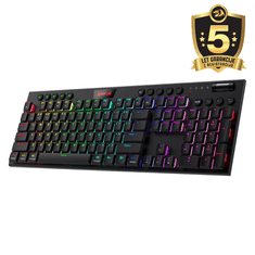 Redragon HORUS PRO K618RGB-PRO tipkovnica s crvenim prekidačima, žičana, 2,4G i Bluetooth