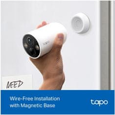 TP-Link Tapo C425 Dan/Noć 2K Wi-Fi bežična sigurnosna kamera u punoj boji